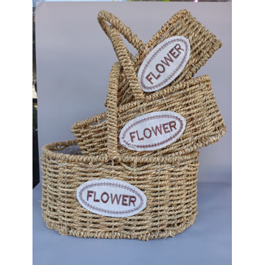 Wicker Basket Rounded Corners
