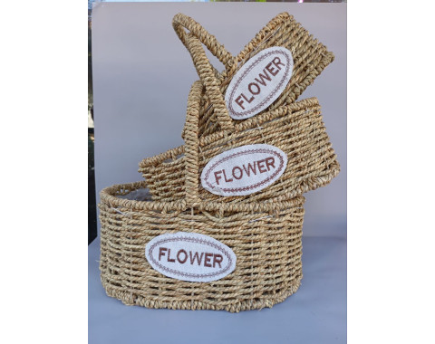 Wicker Basket Rounded Corners
